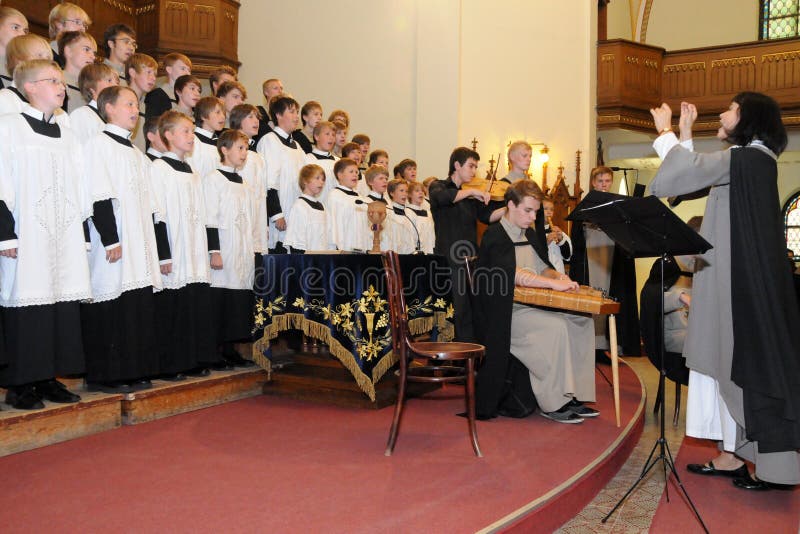 Festival de choeur de la jeunesse images stock Festival de choeur de la jeunesse images stock