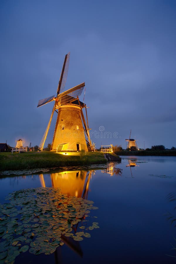 Festival de luz em Kinderdijk Festival de luz em Kinderdijk