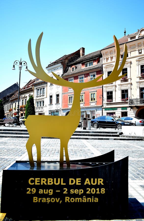 Festival de musica pop internacional do veado dourado em Brasov Romênia Cerbul de Aur foto de stock Festival de musica pop internacional do veado dourado em Brasov Romênia Cerbul de Aur foto de stock