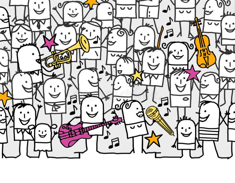 Festival de musique illustration libre de droits Festival de musique illustration libre de droits