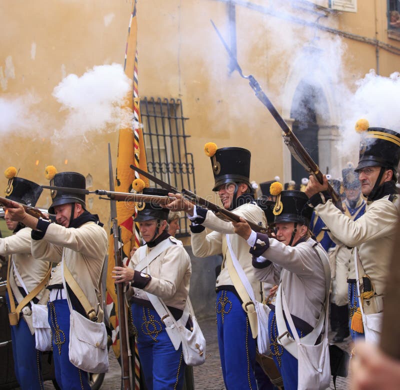 Festival de Sarzana Napoleon foto de archivo Festival de Sarzana Napoleon foto de archivo