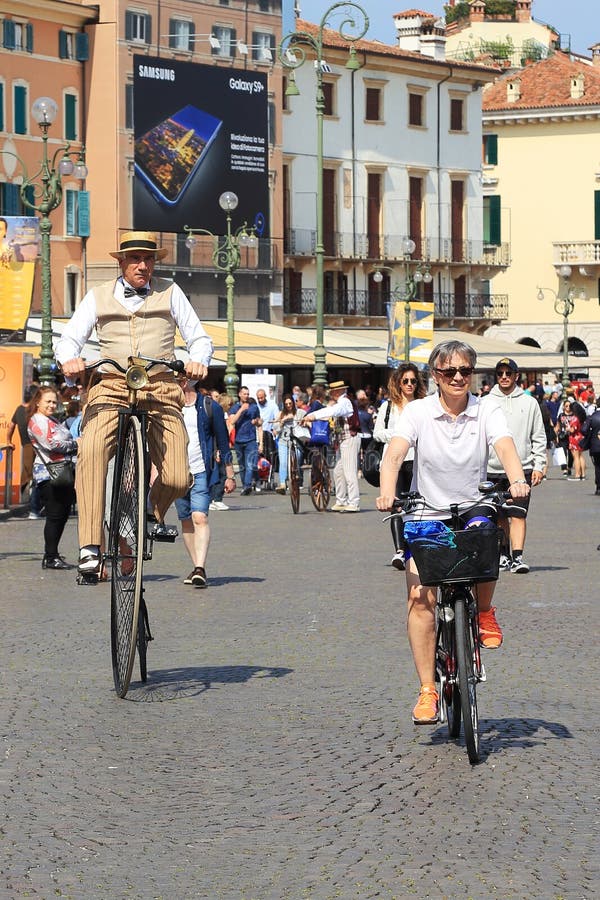 Festival della bicicletta a Verona fotografia stock Festival della bicicletta a Verona fotografia stock