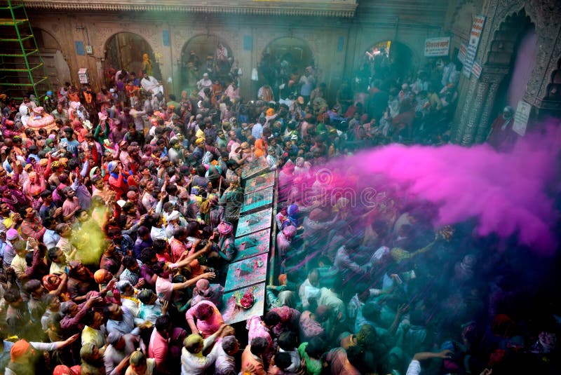 Festival di Holi all'India fotografia stock libera da diritti Festival di Holi all'India fotografia stock libera da diritti