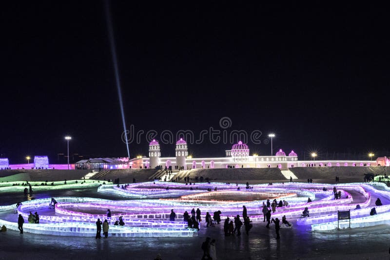 The 34th Harbin International Ice and Snow Sculpture Festival opens with a theme `Ice Snow Blooming Garden, Fantastic World` on January 5 in 2018. The festival is featured by grand opening ceremony, fireworks display and a series of theatrical performances, ice snow activities in Sun Island, Ice and Snow Amusement World, Zhaolin Park and more venues around ice city Harbin. The 34th Harbin International Ice and Snow Sculpture Festival opens with a theme `Ice Snow Blooming Garden, Fantastic World` on January 5 in 2018. The festival is featured by grand opening ceremony, fireworks display and a series of theatrical performances, ice snow activities in Sun Island, Ice and Snow Amusement World, Zhaolin Park and more venues around ice city Harbin.