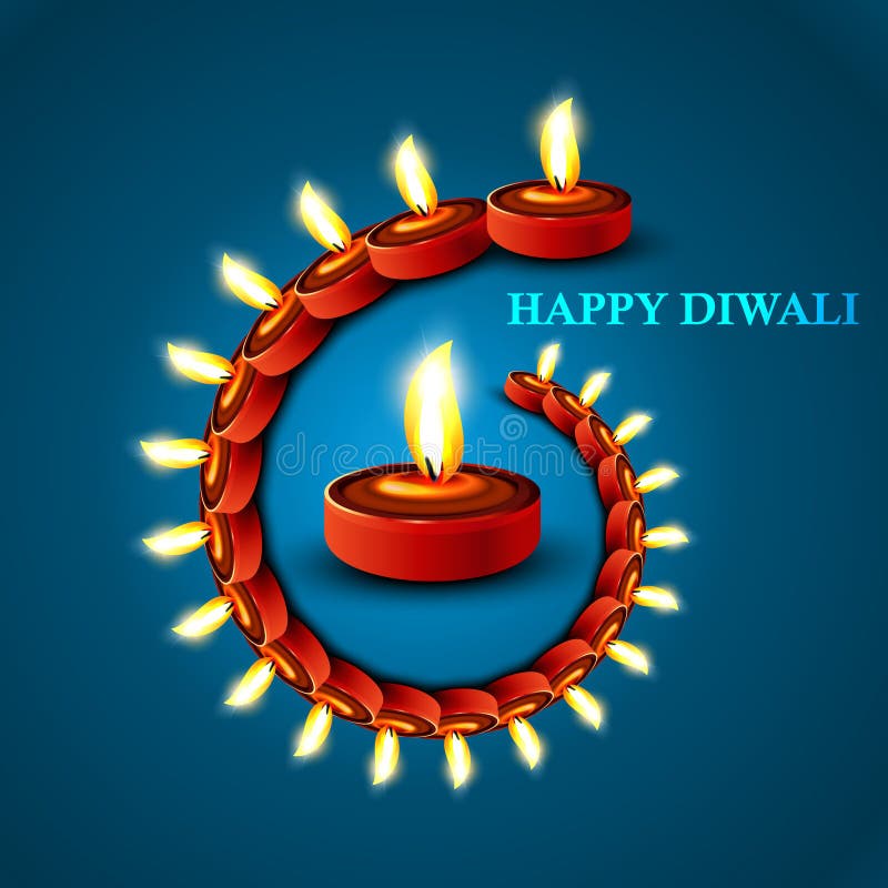 Festival hindú colorido azul del diya elegante feliz hermoso del diwali libre illustration Festival hindú colorido azul del diya elegante feliz hermoso del diwali libre illustration