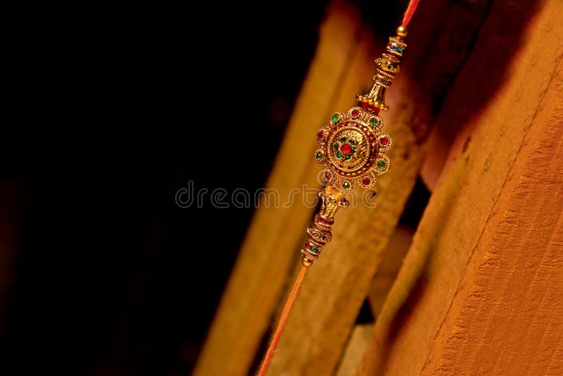 Festival indiano Raksha Bandhan, Raakhi imagens de stock royalty free Festival indiano Raksha Bandhan, Raakhi imagens de stock royalty free