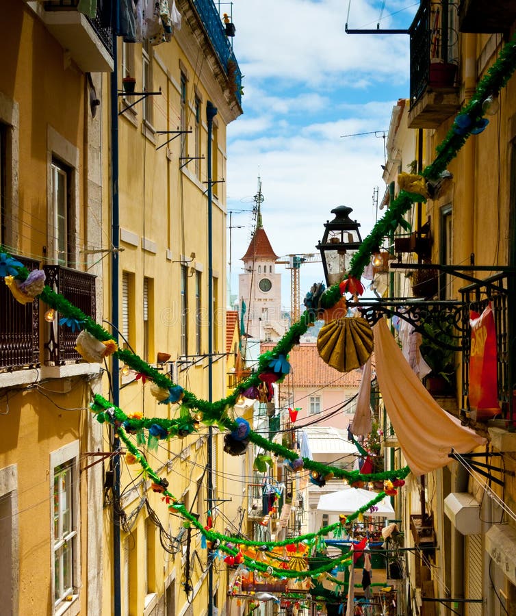 Festival of Santo Antonio decorations