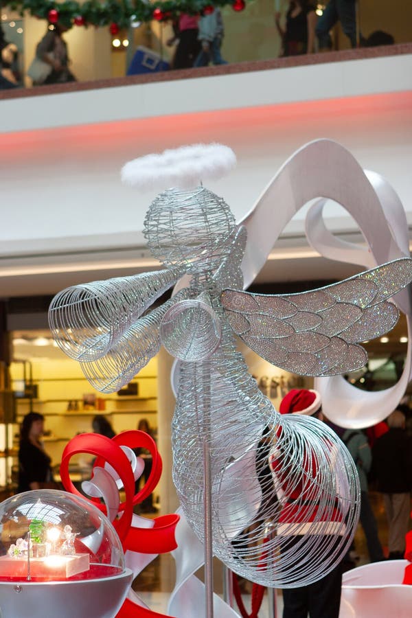 Festival Walk Christmas Tree Decorations in Hong Kong. 9 Dec 2006