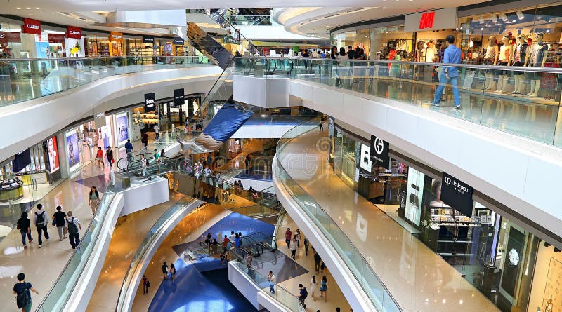 Festival Walk Shopping Mall, Hong Kong Editorial Photography - Image of ...