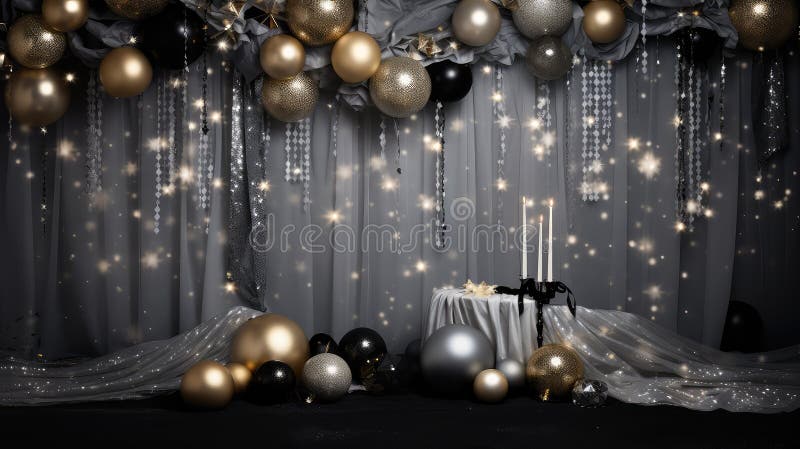 Festive black coder vector illustration