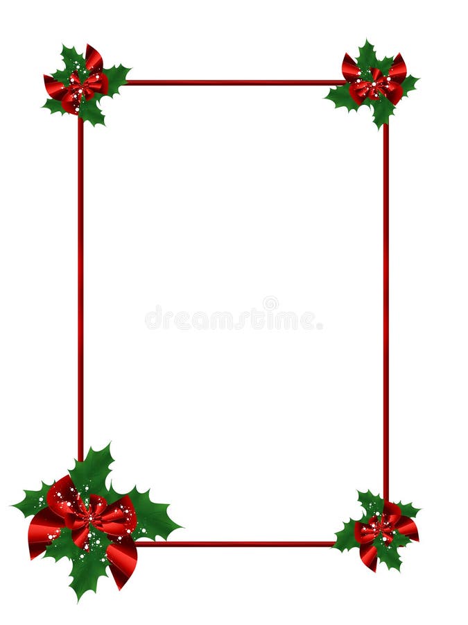 clipart jul ramar Festive Christmas frame stock illustration. Illustration of 