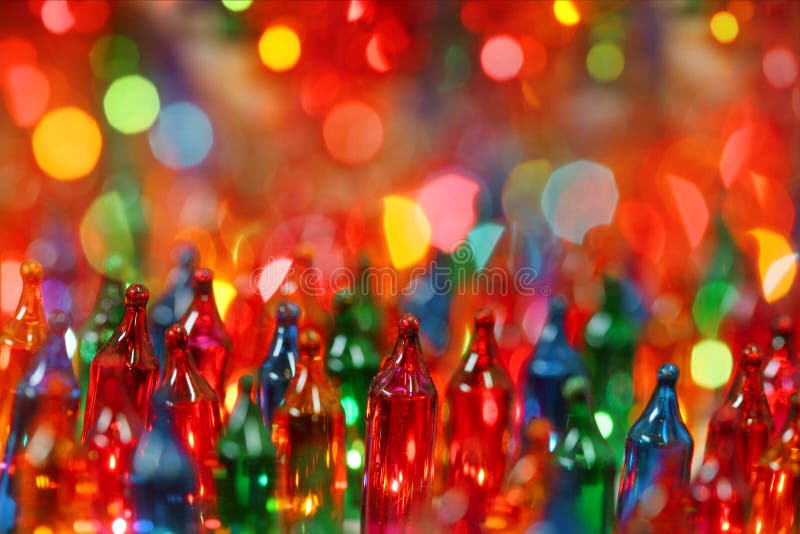 Colorful Christmas Lights Free Stock Photos & Pictures, Colorful