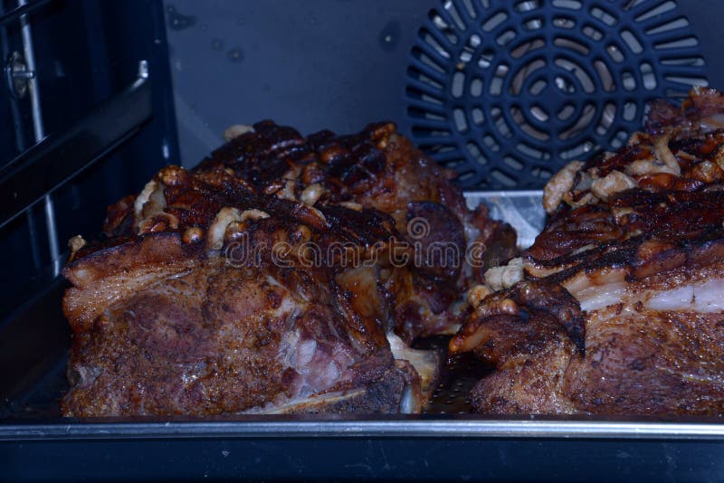 Crackling Roast Pork stock image. Image of chef, cook, pork 942329