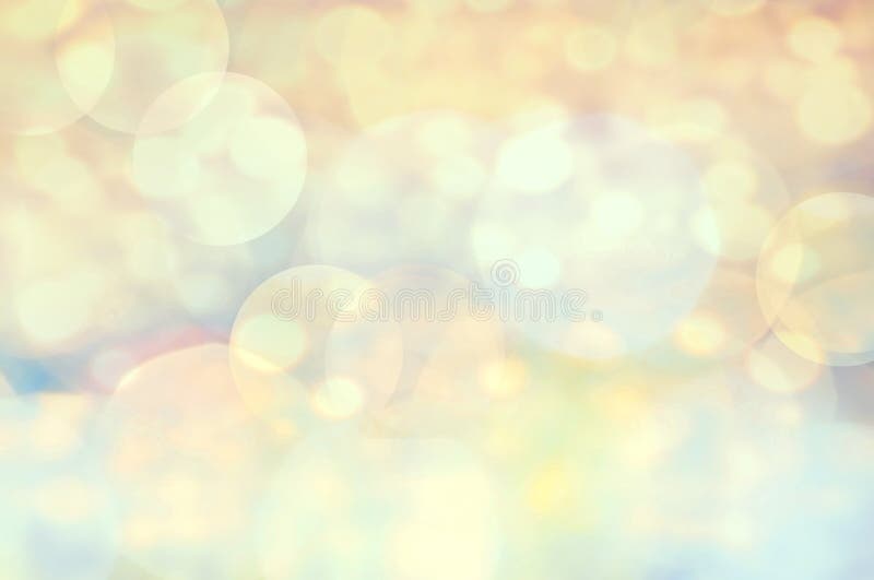Festive Elegant abstract background with bokeh defocused golden stock image