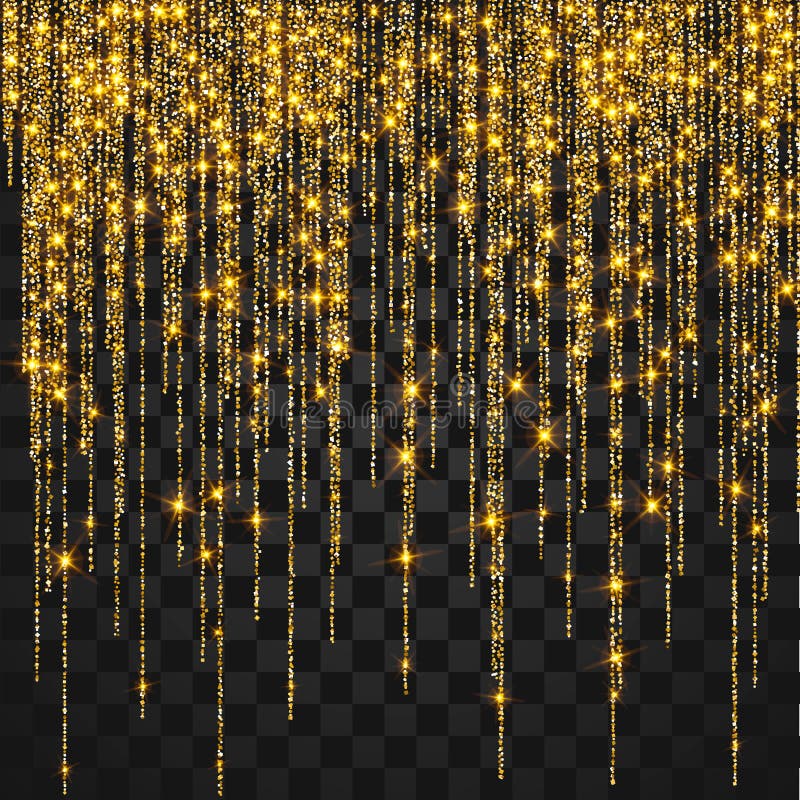 Festive Explosion Confetti Gold Glitter Background Stock Vector (Royalty  Free) 724289344