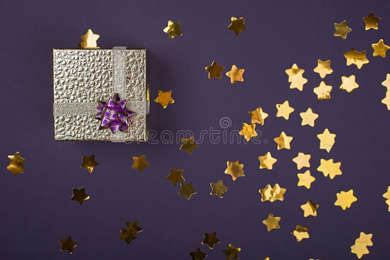 Gold Luxury Wealth Holiday Background. Gold Foil Flakes, Patal, on the  Background. View from Above Stock Photo - Image of gold, magic: 197274112