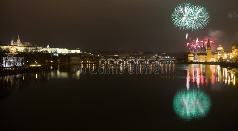 Festive New Year 2009 fireworks