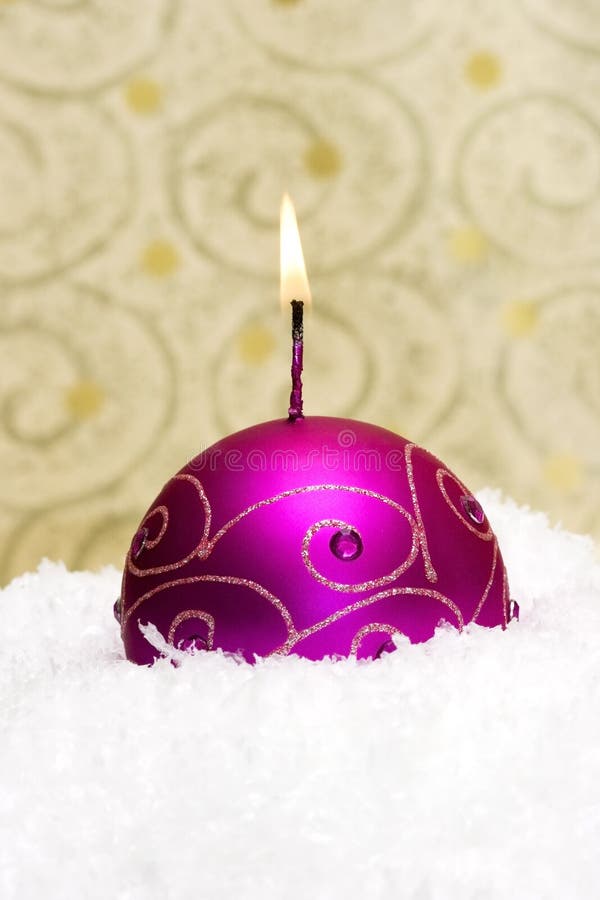 Festive newyear candle stock image. Image of holiday 3908693