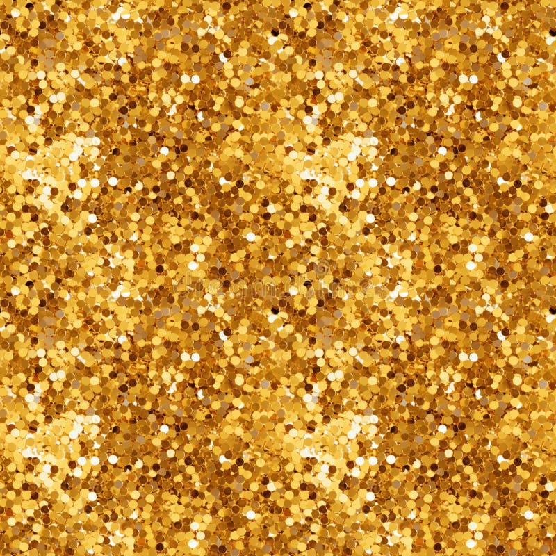 Festive Seamless Pattern. Shiny Golden sequins, glittering gold. Abstract texture. For print, textile, fabric, wrapping royalty free stock image