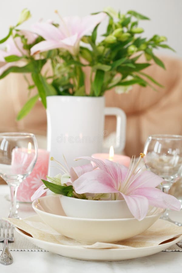 Festive table setting