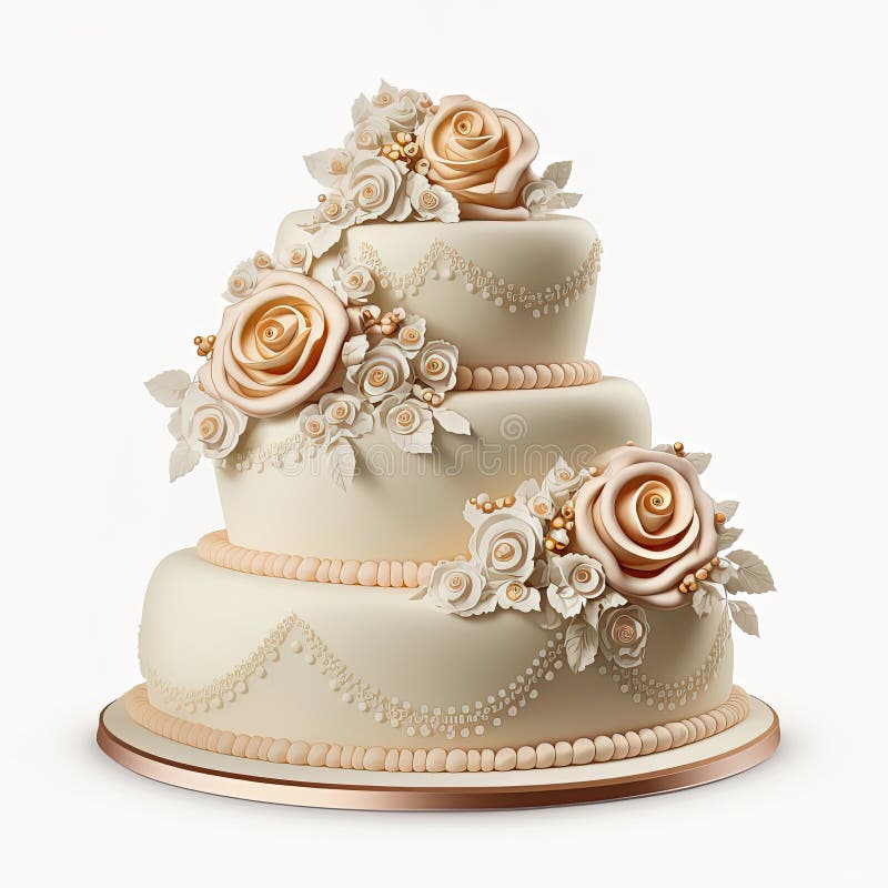Images of ThreeTier Wedding Cakes  LoveToKnow
