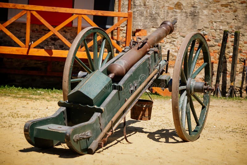 Cannons. stock image. Image of wheel, powerful, charge - 54064817