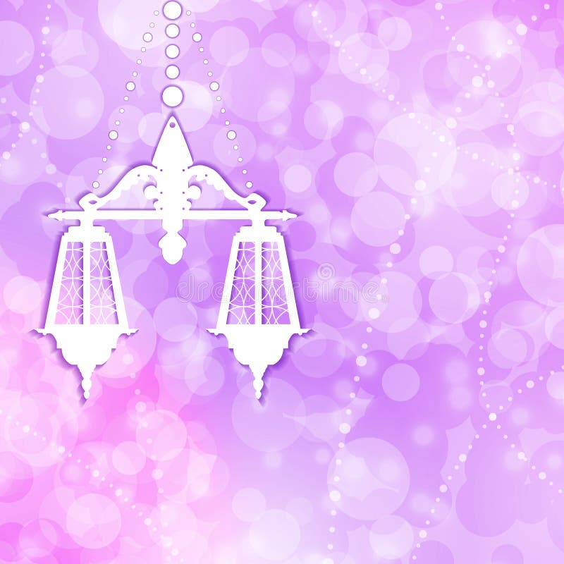 Festlicher Hintergrund Ramadan Kareems Rosafarbene Grußkarte vektor abbildung Festlicher Hintergrund Ramadan Kareems Rosafarbene Grußkarte vektor abbildung