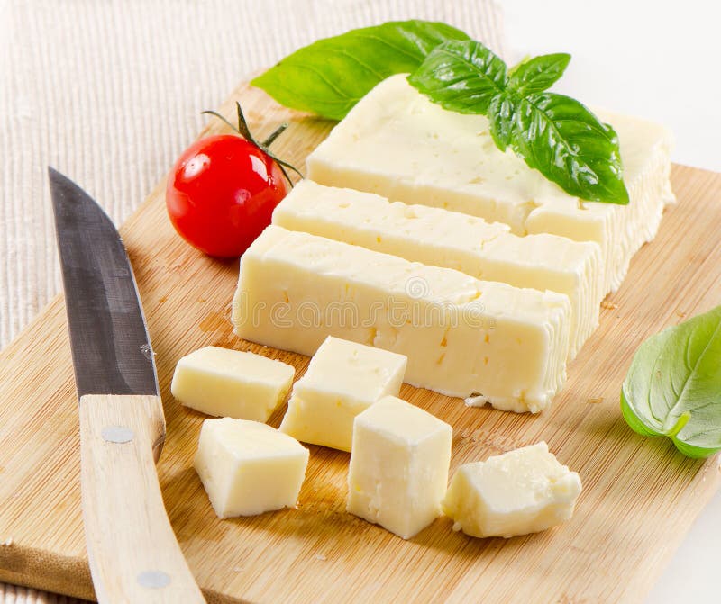 Feta cheese stock photo. Image of leaf, cheese, mediterranean 32660954