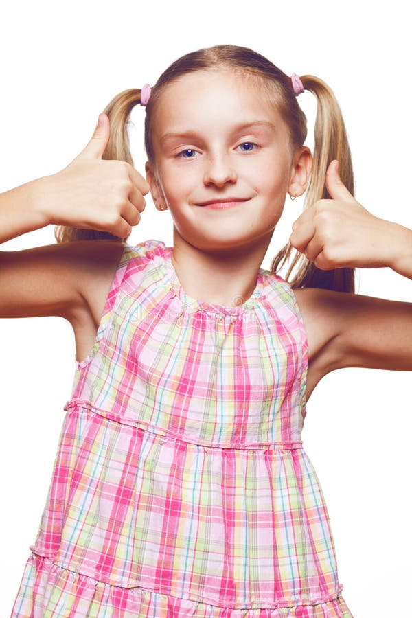 Fetiță veselă și amuzantă. royalty free stock photography