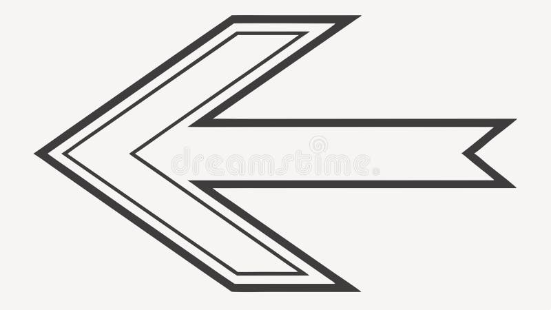 Fett Linkskurve Darstellung Vector Illustration Vektordesign Generative AI. Eine einfache, aber effektive Vektor-Illustration eines fett linken Pfeils. Ideal für Navigationsfortschritt nach hinten oder für Zeigerichtung. Dieses vielseitige Icon eignet sich perfekt für Präsentationen von Benutzeroberflächen oder instruktive Grafiken. Seine klare Kontur sorgt für hohe Sichtbarkeit in allen Medien Vektordesign Generative KI