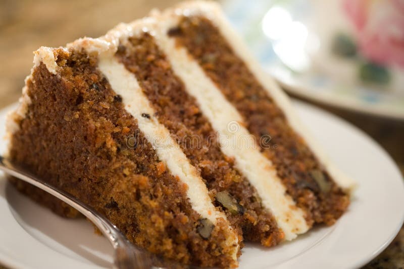 Decadent slice of carrot cake. Decadent slice of carrot cake.