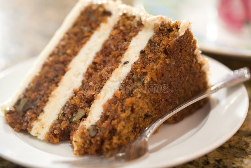 Decadent slice of carrot cake. Decadent slice of carrot cake.