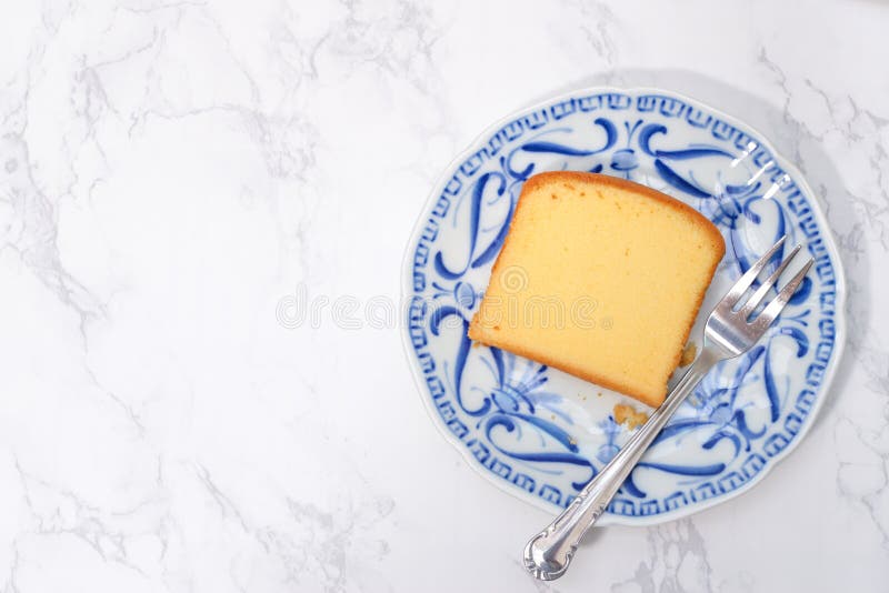Fetta di dolce del burro fotografie stock Fetta di dolce del burro fotografie stock