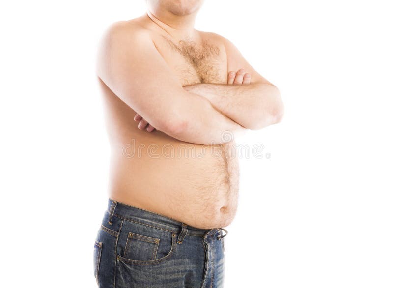 Fetter junger Mann lizenzfreie stockfotografie Fetter junger Mann lizenzfreie stockfotografie