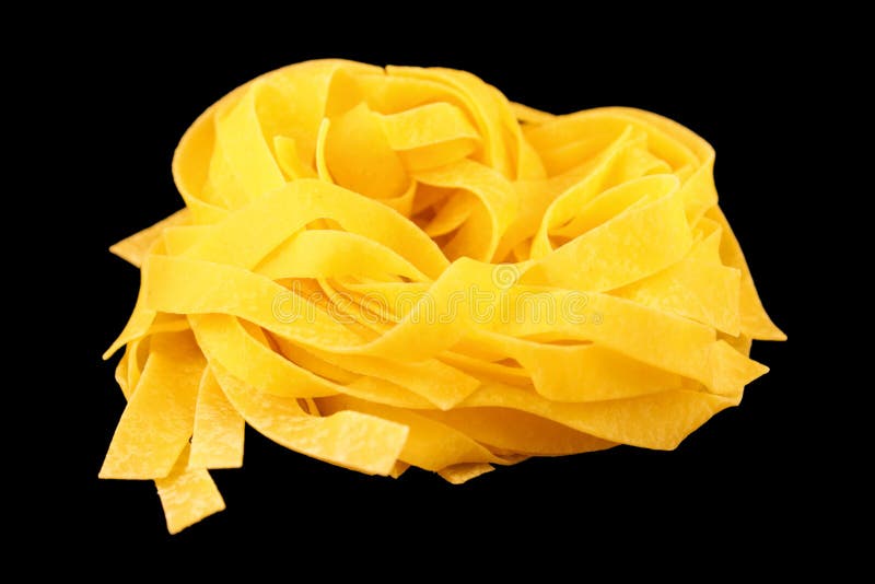 Fettuccine pasta stock image. Image of shape, pasta, detail 4442123