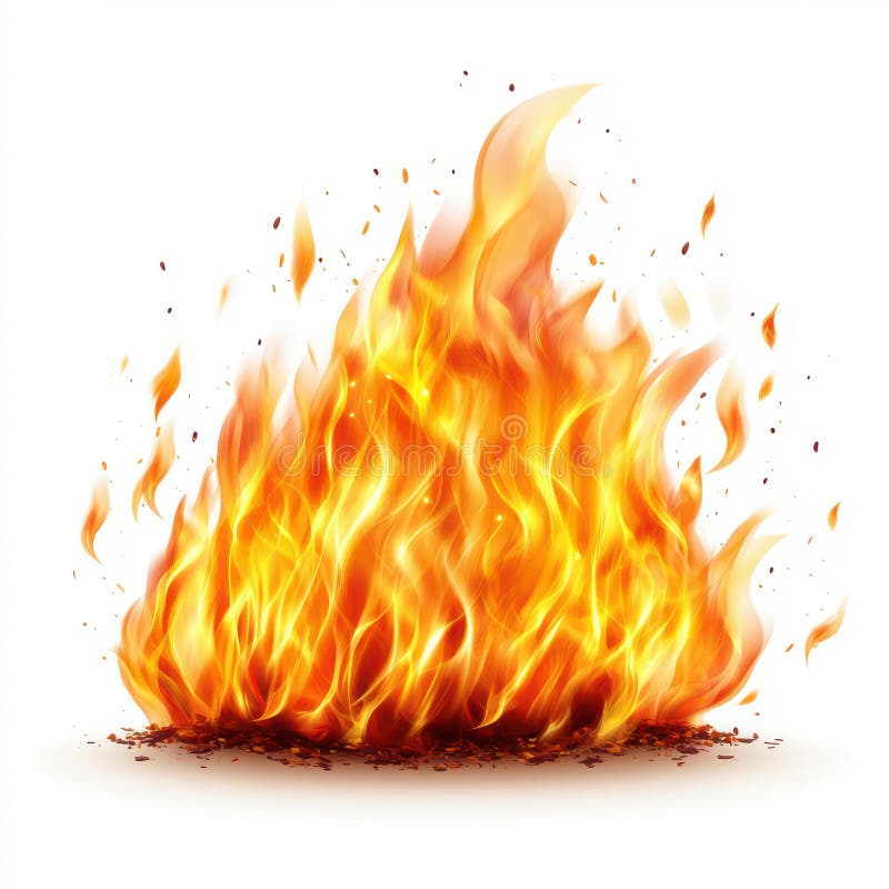 Feuchte Flammen Feuer Feuerhitze Feuer Feuer Feuerhitze Wärme inferno Feuer Verbrennung lizenzfreie abbildung