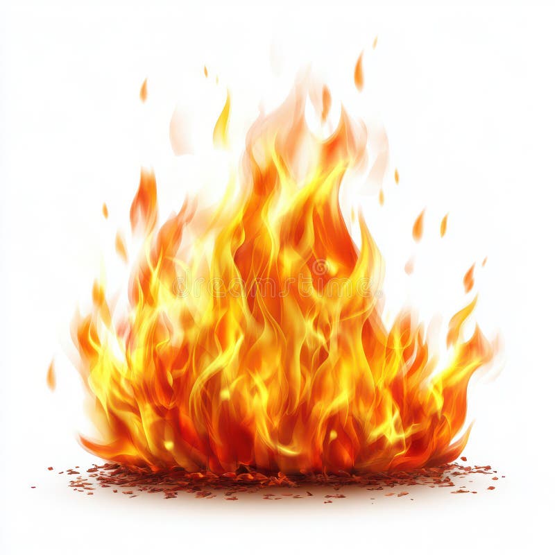 Feuerhitze brennende Flammen Feuerhitze stock abbildung