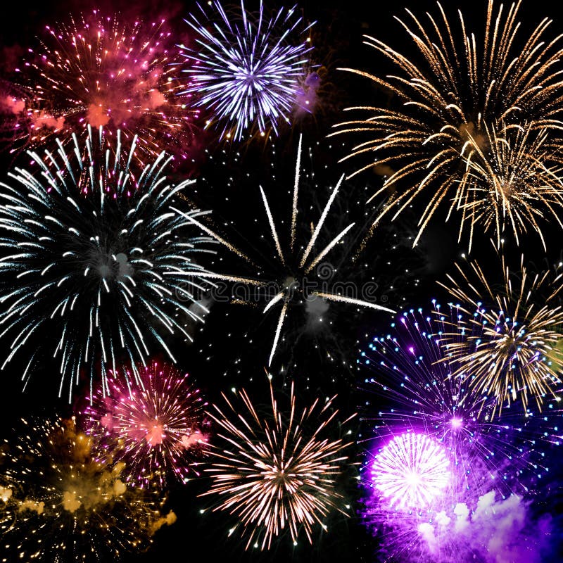 Feuerwerk-großartiges Finale lizenzfreies stockfoto Feuerwerk-großartiges Finale lizenzfreies stockfoto