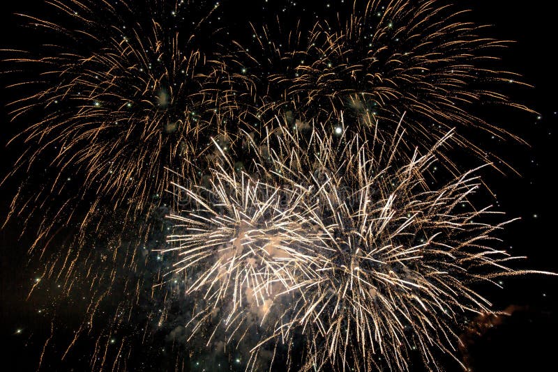 Feuerwerke stockbild