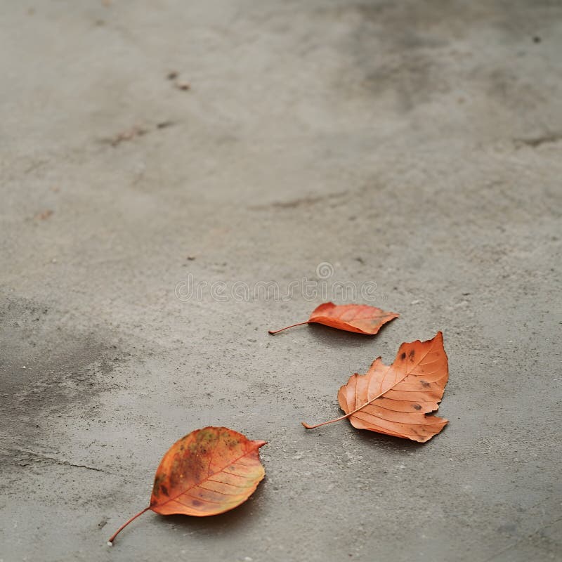 Feuilles d'automne sur une surface lisse. Une vue rapprochée des feuilles tombées de l'automne reposant sur une surface lisse avec un fond flou présentant les couleurs de l'automne. parfait pour les thèmes saisonniers