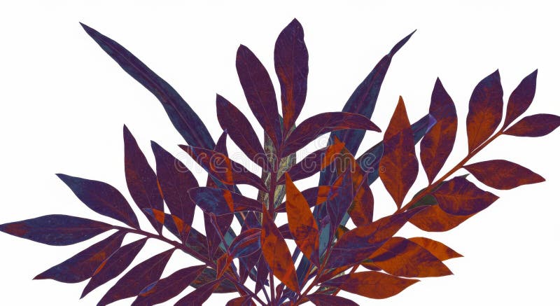 Feuilles texturées rouge foncé et pourpre Contexte abstrait illustration de vecteur