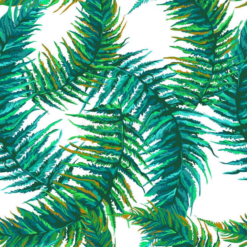 Feuilles tropicales exotiques illustration stock