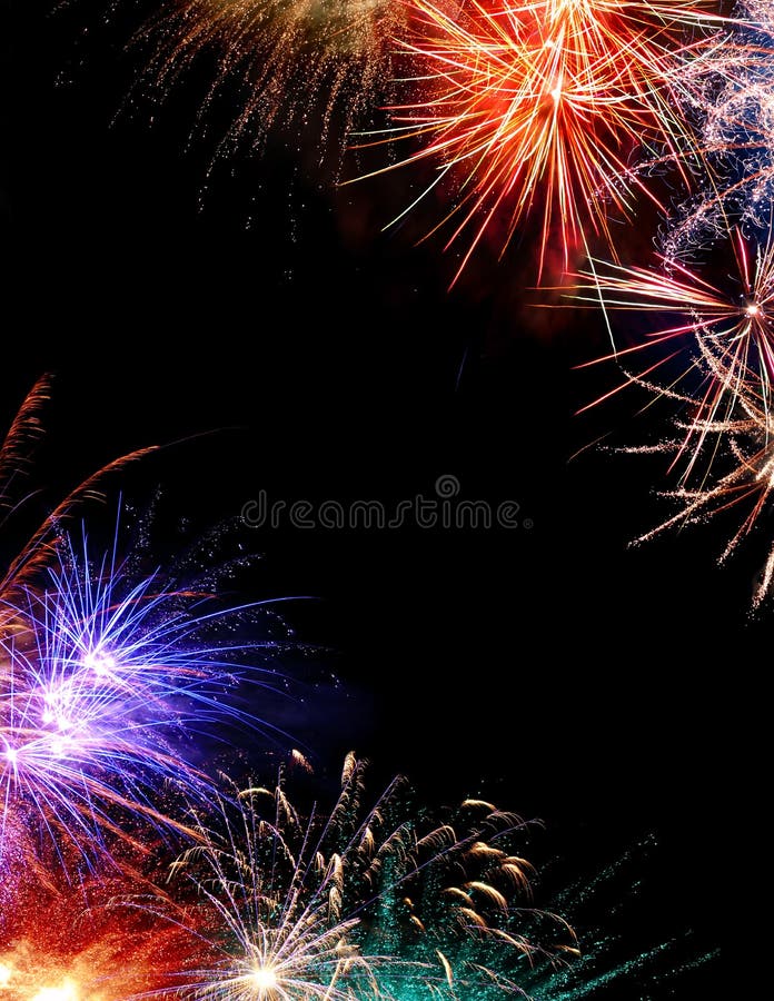 Feux d'artifice image libre de droits