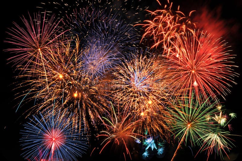 Feux d'artifice photos stock
