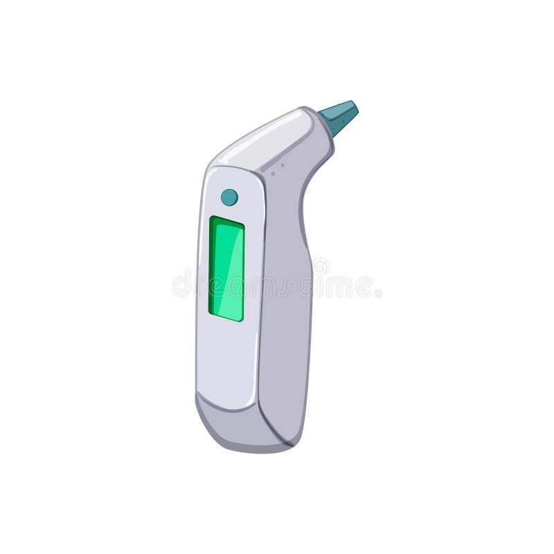 Fever Thermometer Cartoon Vector Illustration Stock Illustration