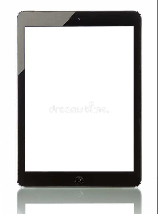 FI van de Luchtwi†` van Apple iPad + Cellulair met het lege scherm royalty-vrije stock fotografie FI van de Luchtwi†` van Apple iPad + Cellulair met het lege scherm royalty-vrije stock fotografie