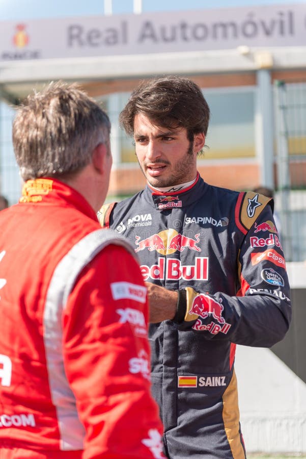 FIA European Truck Racing Championship 2015 Carlos Sainz et image stock FIA European Truck Racing Championship 2015 Carlos Sainz et image stock