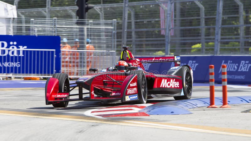 FIA Formula E raceday Putrajaya, Malaysia royaltyfri fotografi FIA Formula E raceday Putrajaya, Malaysia royaltyfri fotografi