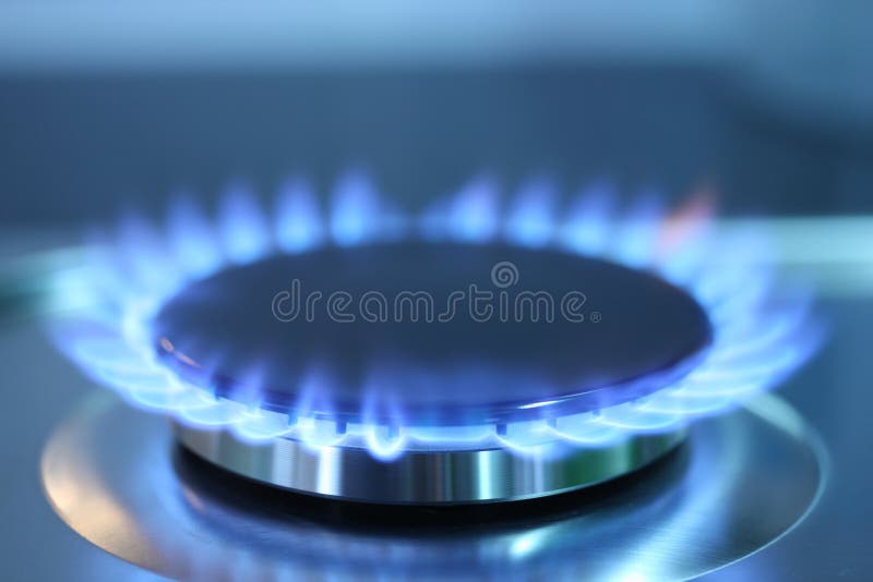 Fiamma Del Bruciatore a Gas Fotografia Stock - Immagine di fiamma,  bruciatore: 24544286