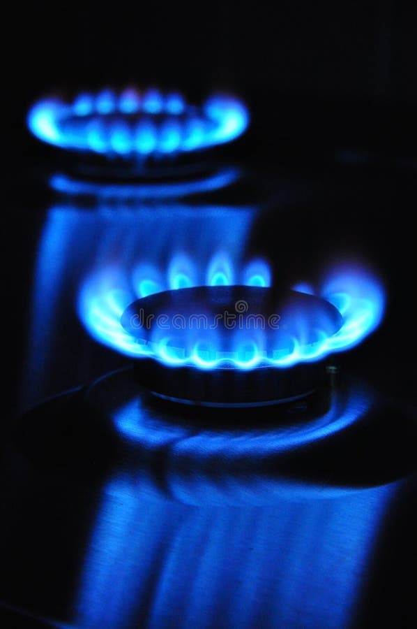Gas flame, energy of home cooker. Gas flame, energy of home cooker.